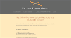 Desktop Screenshot of praxis-meusel.de