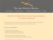 Tablet Screenshot of praxis-meusel.de